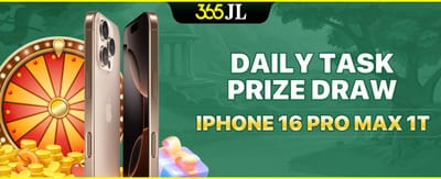 iPhone 16 Pro Max Jackpot Draw promotion banner